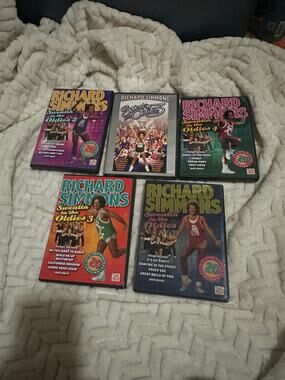 Richard Simmons Sweatin’ to the Oldies DVD Lot 5 Disc Workout Set